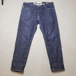 Vans Selvedge Jeans Mens Jeans White Oak Cone Denim Dark Blue V46 Tapper Skater